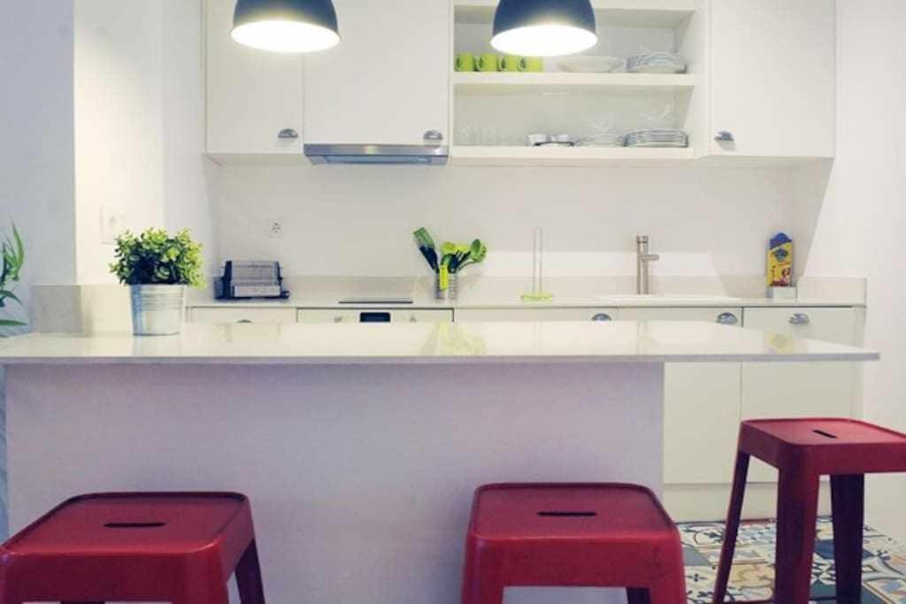 Calm Modern Apartment Барселона Экстерьер фото